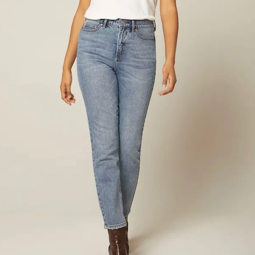 High rise vintage style jeans